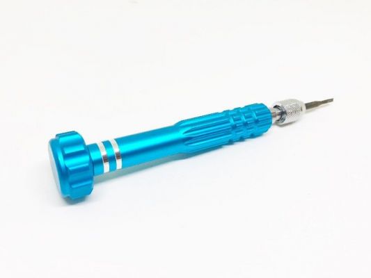 LABORATORY SCREWDRIVER 4 PIECES LIGHT BLUE